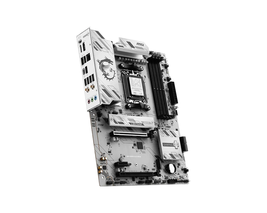 Материнская плата MSI B850 GAMING PLUS WIFI6E AM5 4xDDR5 4xSATA3 RAID 2xM.2 DP HDMI 2xType-C ATX — фото 4