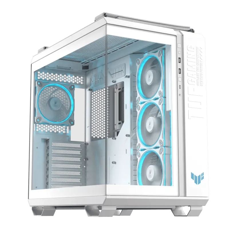 Корпус ASUS TUF Gaming GT502 HORIZON White ATX/micro ATX/mITX GT502 PANO/ARGB FANS/WHT/TG//