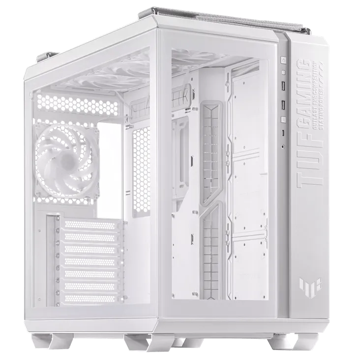 Корпус ASUS TUF Gaming GT502 PLUS TG ARGB WHITE ATX/mATX/mITX GT502 PLUS/WHT/TG// — фото 3