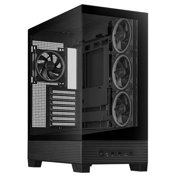 Корпус ASUS A31 PLUS TG ARGB BLACK Micro-ATX/Mini-ITX A31 PLUS/BK/TG/ARGB// — фото 2