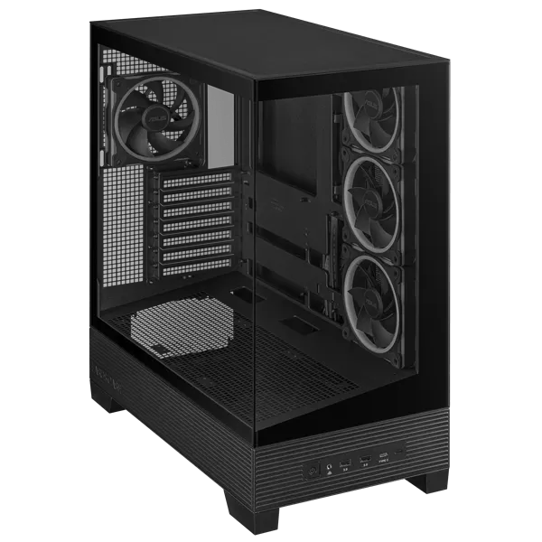 Корпус ASUS A31 PLUS TG ARGB BLACK Micro-ATX/Mini-ITX A31 PLUS/BK/TG/ARGB// — фото 5