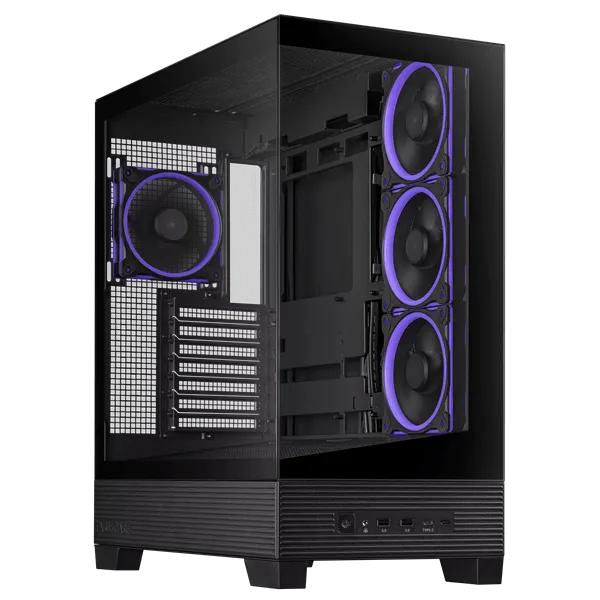 Корпус ASUS A31 PLUS TG ARGB BLACK Micro-ATX/Mini-ITX A31 PLUS/BK/TG/ARGB//