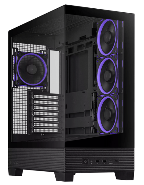 Корпус ASUS A31 PLUS TG ARGB BLACK Micro-ATX/Mini-ITX A31 PLUS/BK/TG/ARGB//