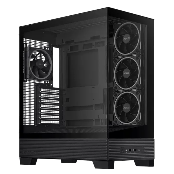 Корпус ASUS A31 PLUS TG ARGB BLACK Micro-ATX/Mini-ITX A31 PLUS/BK/TG/ARGB// — фото 4