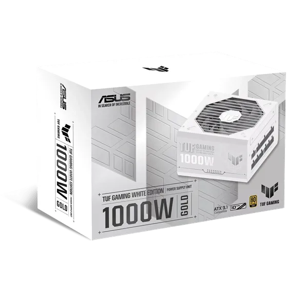 Блок питания ASUS 1000W, TUF Gaming 1000W Gold White Edition, Full Modular, TUF-GAMING-1000G-WHITE — фото 11