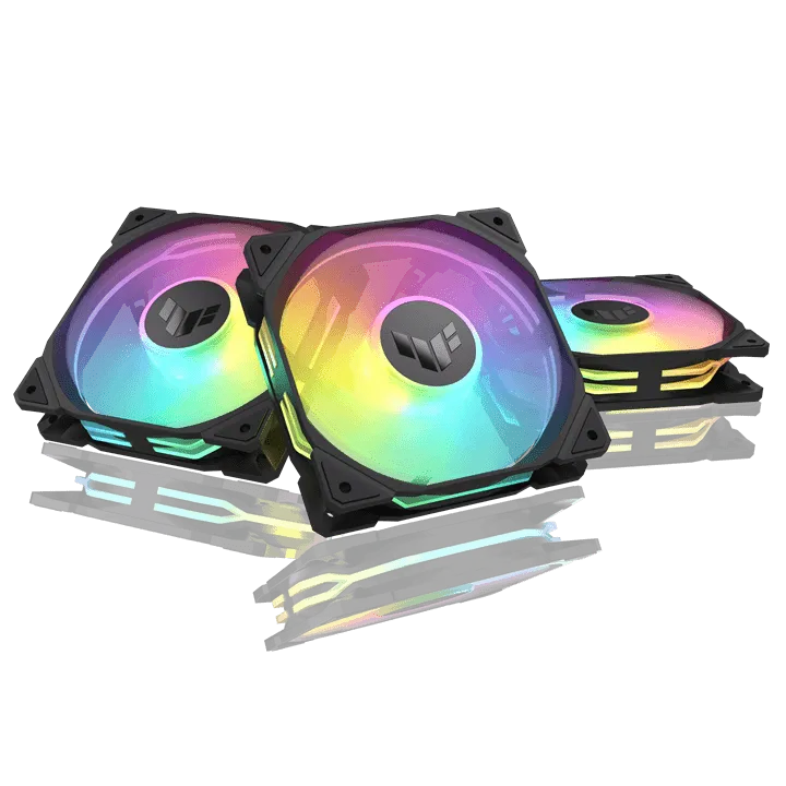 Вентилятор для корпуса ASUS TUF GAMING TR120 FAN ARGB BLACK 3IN1 120x120x28 AuraSync TR120-1/BK/3 IN