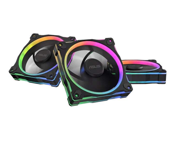 Вентилятор для корпуса ASUS PRIME MR120 FAN ARGB BLACK 3IN1 120x120x28 MR120-1/BK/3 IN 1//