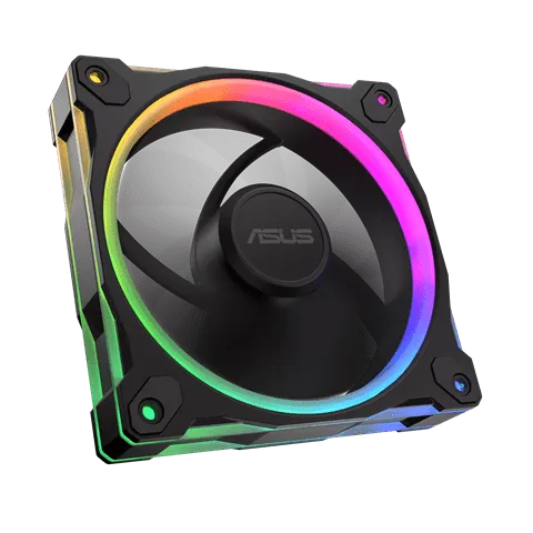 Вентилятор для корпуса ASUS PRIME MR120 FAN ARGB BLACK 3IN1 120x120x28 MR120-1/BK/3 IN 1// — фото 5