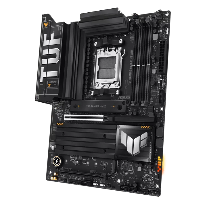 Материнская плата ASUS TUF GAMING X870-PLUS WIFI AM5 4xDDR5 4xSATA3 Raid 4xM.2 HDMI DP ATX — фото 3