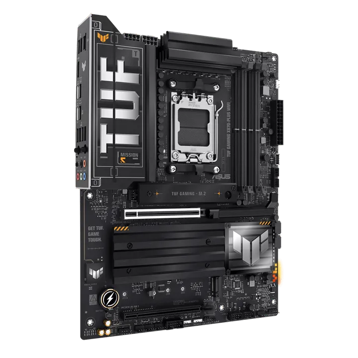 Материнская плата ASUS TUF GAMING X870-PLUS WIFI AM5 4xDDR5 4xSATA3 Raid 4xM.2 HDMI DP ATX — фото 2