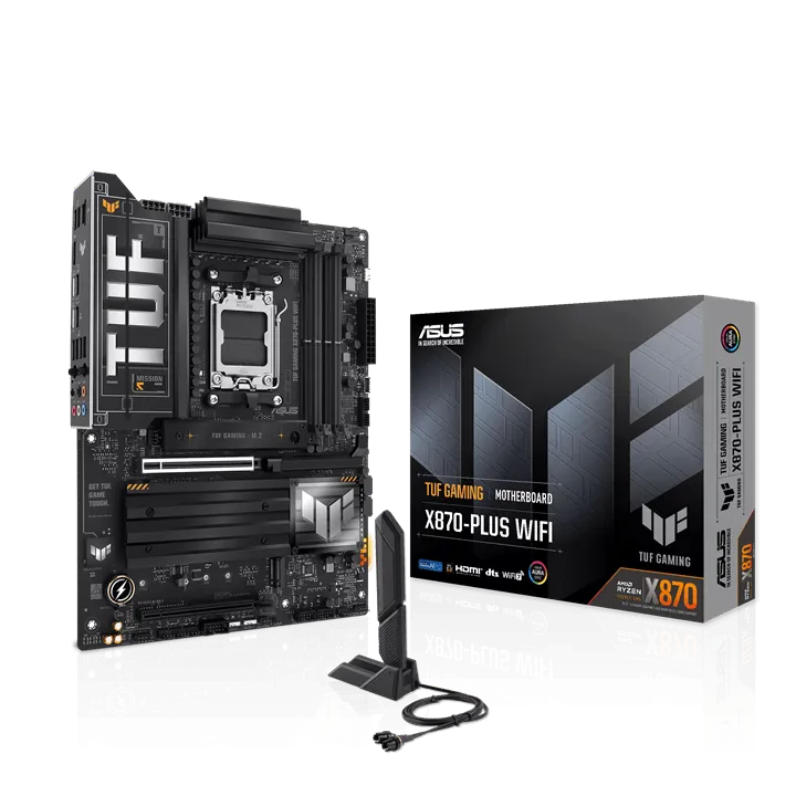 Материнская плата ASUS TUF GAMING X870-PLUS WIFI AM5 4xDDR5 4xSATA3 Raid 4xM.2 HDMI DP ATX — фото 7