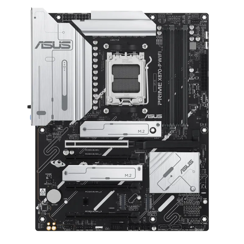 Материнская плата ASUS PRIME X870-P WIFI AM5 4xDDR5 2xSATA3 4xM.2 1xHDMI Wifi 10xUSB  ATX — фото 1