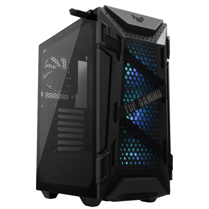 Корпус ASUS GT301 TUF GAMING CASE/BLK/ARGB FAN/ ATX/mATX/mITX 90DC0040-B49000 — фото 7