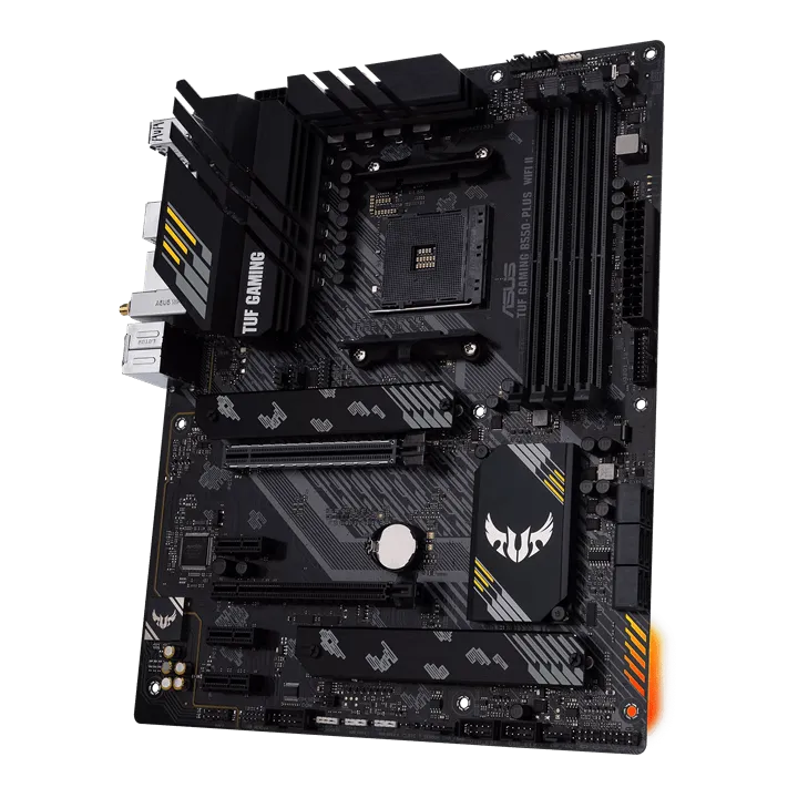 Материнская плата ASUS TUF GAMING B550-PLUS WIFI II AM4 4xDDR4 6xSATA3 2xM.2 RAID HDMI DP ATX — фото 5