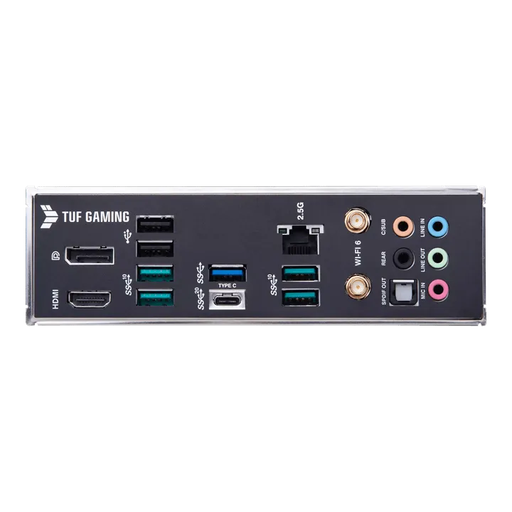 Материнская плата ASUS TUF GAMING B660M-PLUS WIFI, LGA1700 4xDDR5 4xSATA3 RAID 2xM.2 HDMI DP mATX — фото 6