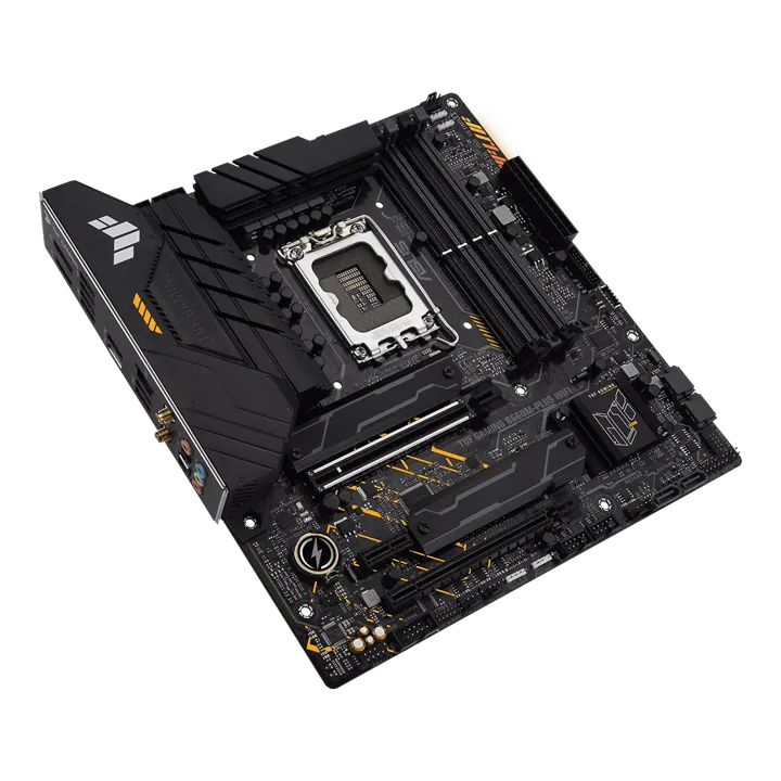 Материнская плата ASUS TUF GAMING B660M-PLUS WIFI, LGA1700 4xDDR5 4xSATA3 RAID 2xM.2 HDMI DP mATX — фото 5