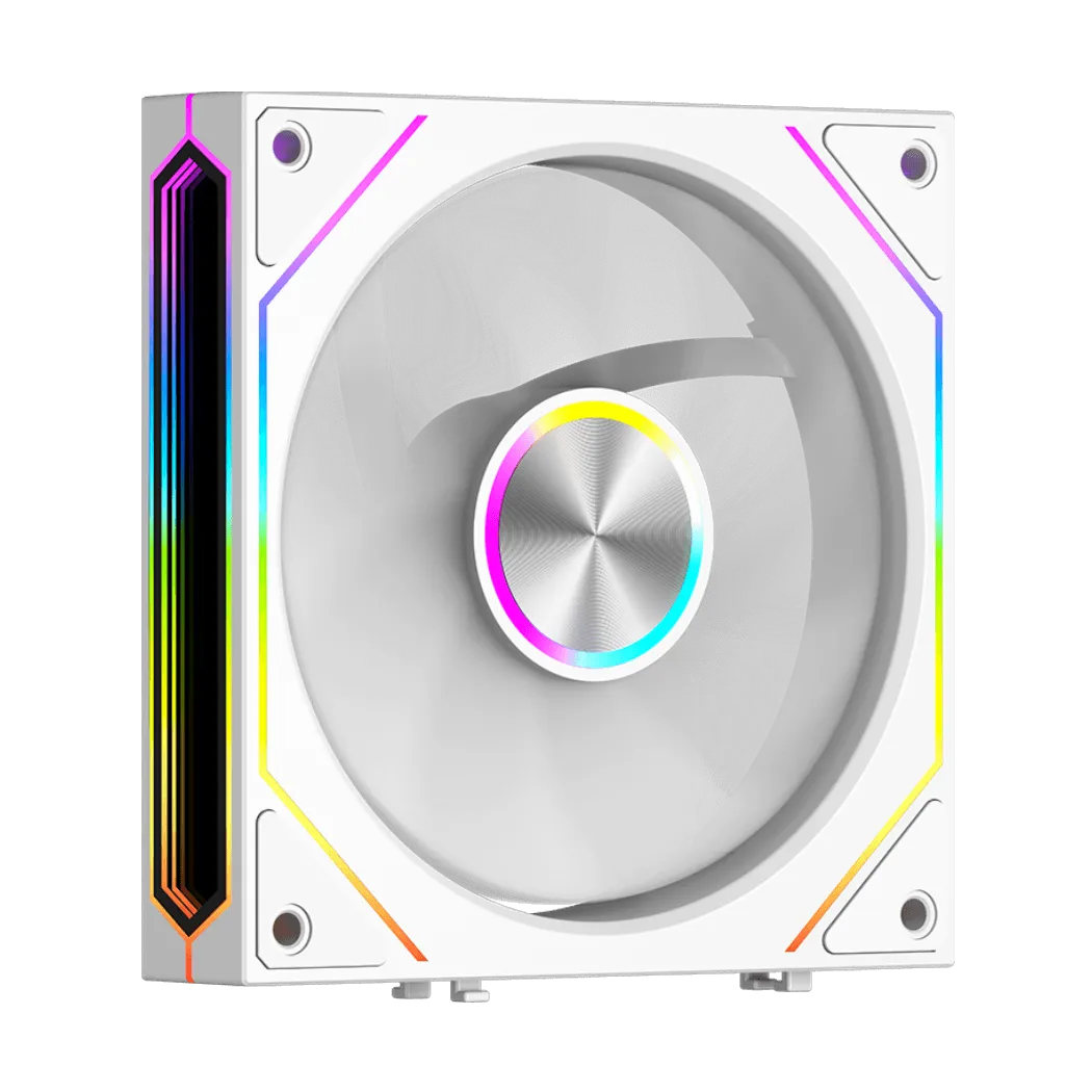 Вентилятор для корпуса PCCooler F3 X120R ARGB WH 1x(120x120x25mm) 800-1800RPM 54CFM White — фото 2