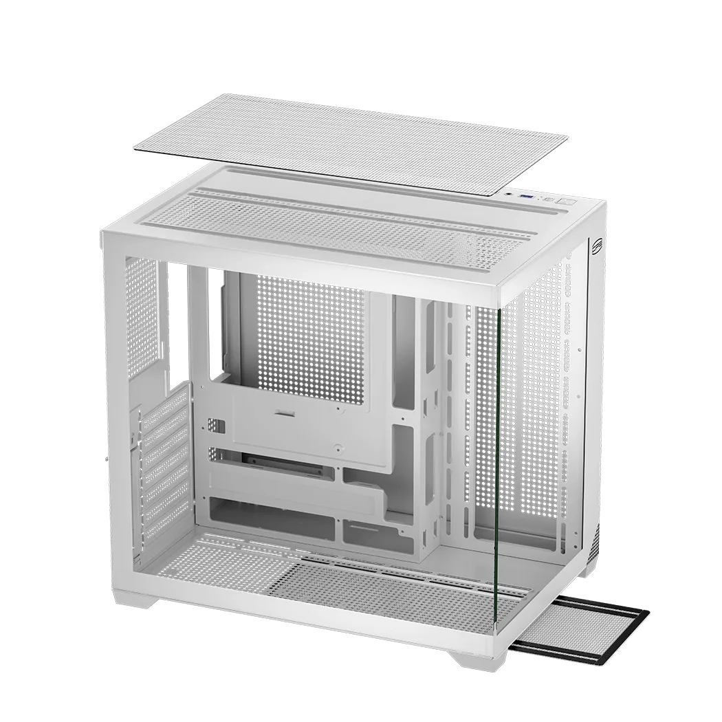 Корпус PCCooler C3T700 WH ATX/mATX/ITX USB-C USB3.0 USB2.0 White — фото 4