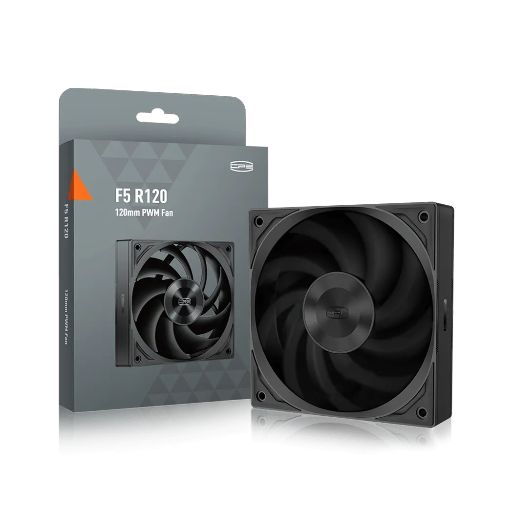Вентилятор для корпуса PCCooler F5 R120 BK 1x(120x120x25mm) 500-2200RPM Black — фото 5