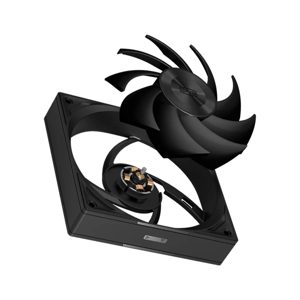 Вентилятор для корпуса PCCooler F5 R120 BK 1x(120x120x25mm) 500-2200RPM Black — фото 3
