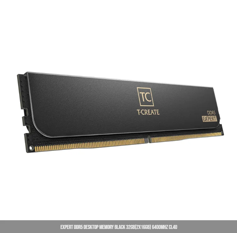 Оперативная память 32GB Kit (2x16GB) 6400MHz DDR5 TeamGroup EXPERT CL40 Black CTCED532G6400HC40BDC01 — фото 3