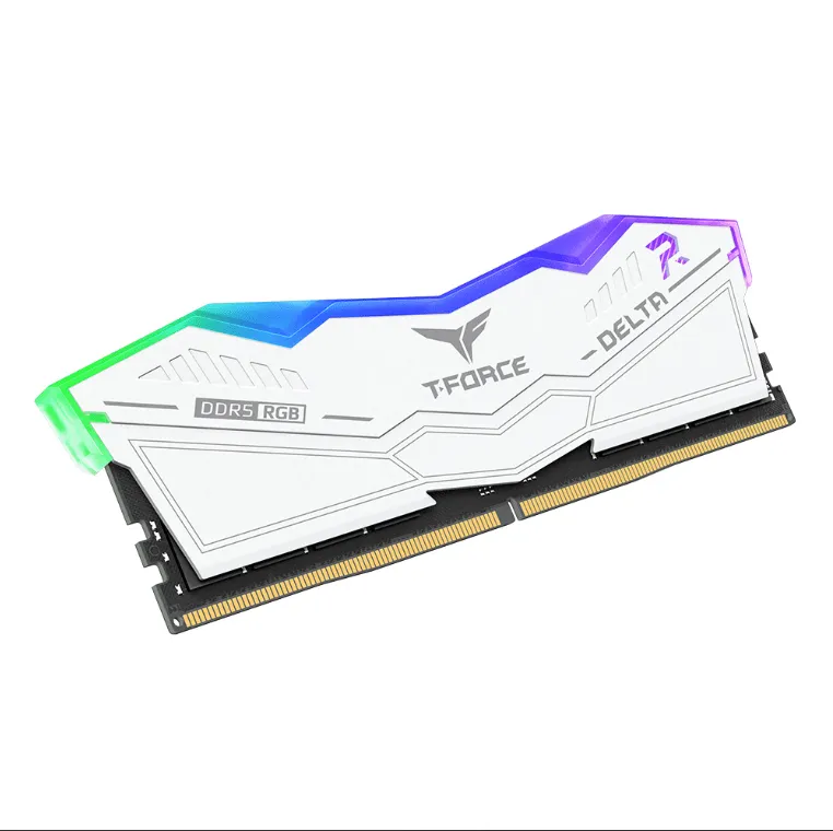 Оперативная память 64GB Kit (2x32GB) 6000MHz DDR5 TeamGroup DELTA RGB CL38 WH FF4D564G6000HC38ADC01 — фото 3
