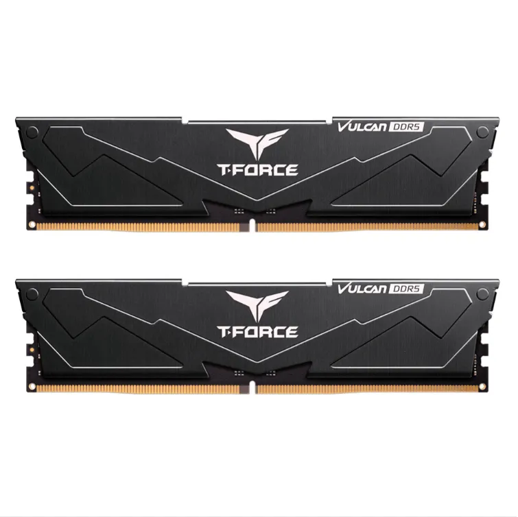 Оперативная память 64GB Kit (2x32GB) 6000MHz DDR5 TeamGroup VULCAN CL38 Black FLBD564G6000HC38ADC01