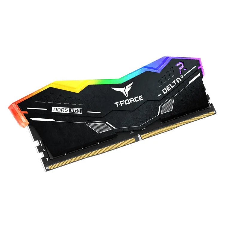 Оперативная память 64GB Kit (2x32GB) 6000MHz DDR5 TeamGroup DELTA RGB CL38 BL FF7D564G6000HC38JDC01 — фото 4