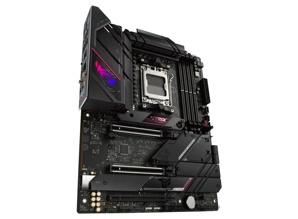 Материнская плата ASUS ROG STRIX B650E-E GAMING WIFI AM5 4xDDR5 4xSATA3 Raid 4xM.2 HDMI DP ATX — фото 7