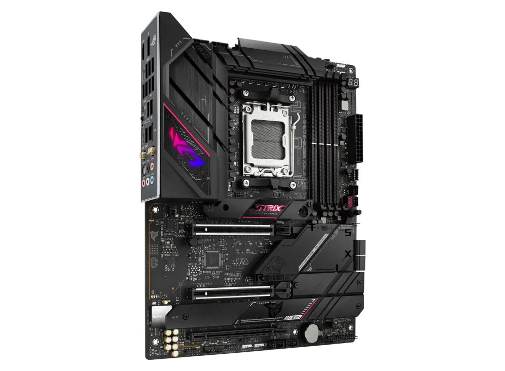 Материнская плата ASUS ROG STRIX B650E-E GAMING WIFI AM5 4xDDR5 4xSATA3 Raid 4xM.2 HDMI DP ATX — фото 9