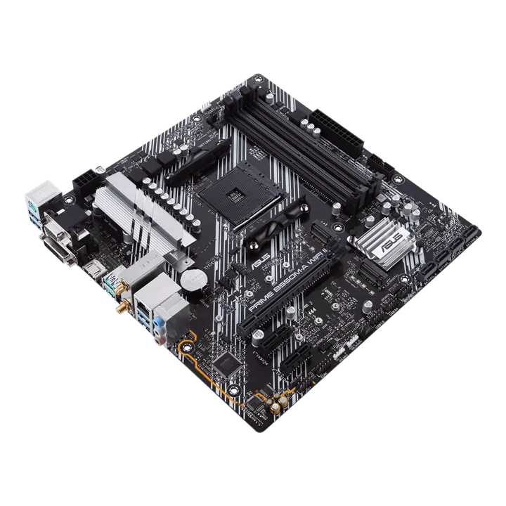Материнская плата ASUS PRIME B550M-A WIFI II AM4 4xDDR4 4xSATA3 RAID 2xM.2 VGA HDMI DVI mATX — фото 5