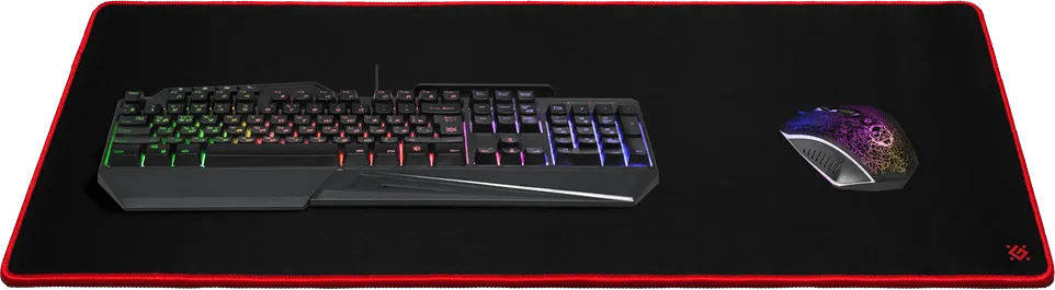 Коврик для компьютерной мыши Defender Black Ultra XXL 900х450х3мм, черный — фото 4