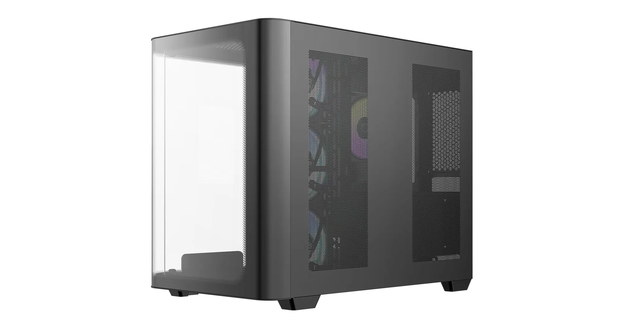 Корпус Ocypus Iota C70 BK Curve ARGB Digital ATX/mATX/mITX 2xUSB Type-C Черный Iota-C70-BKD400CD-GL — фото 3