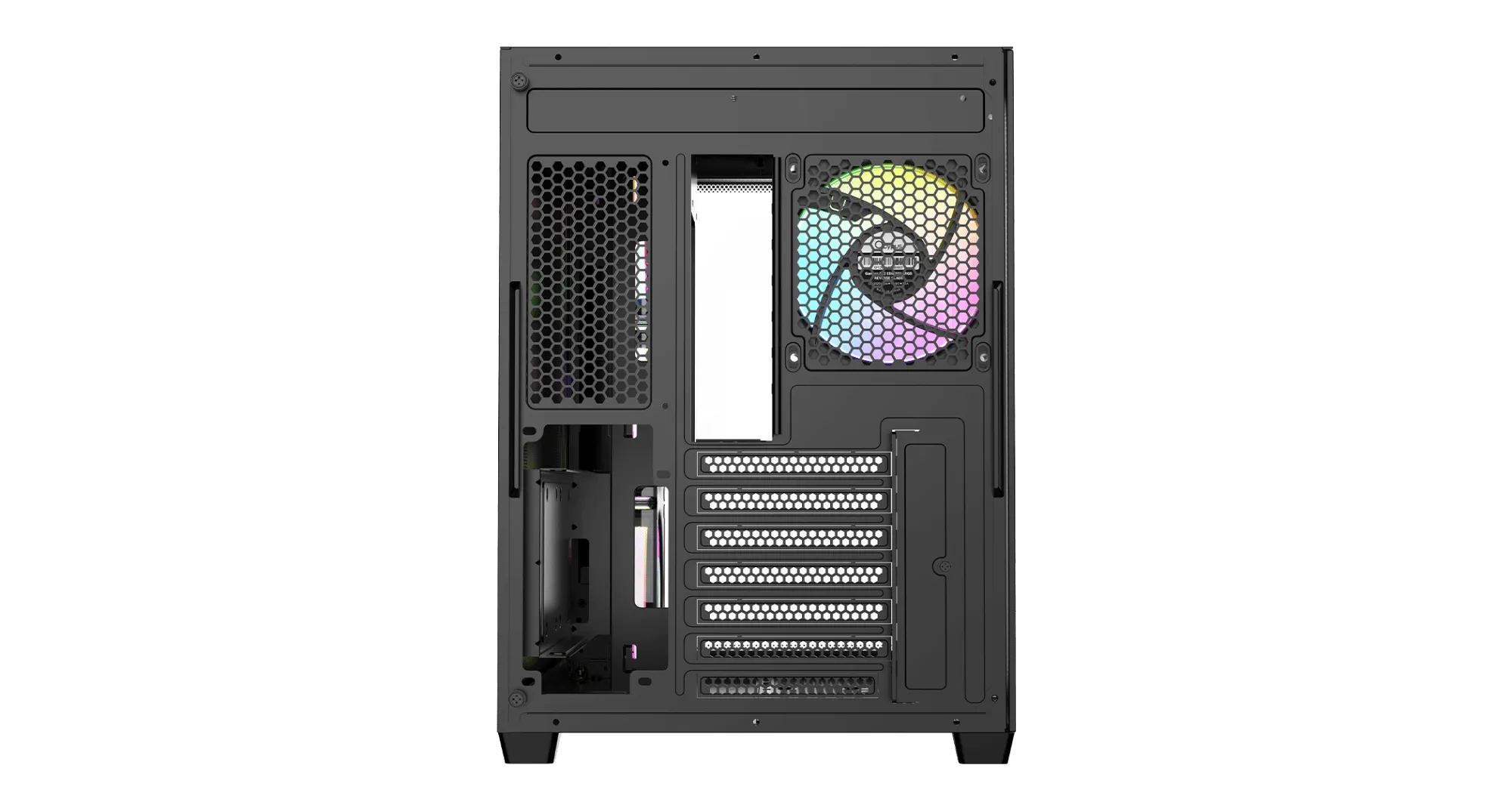 Корпус Ocypus Iota C70 BK Curve ARGB Digital ATX/mATX/mITX 2xUSB Type-C Черный Iota-C70-BKD400CD-GL — фото 4