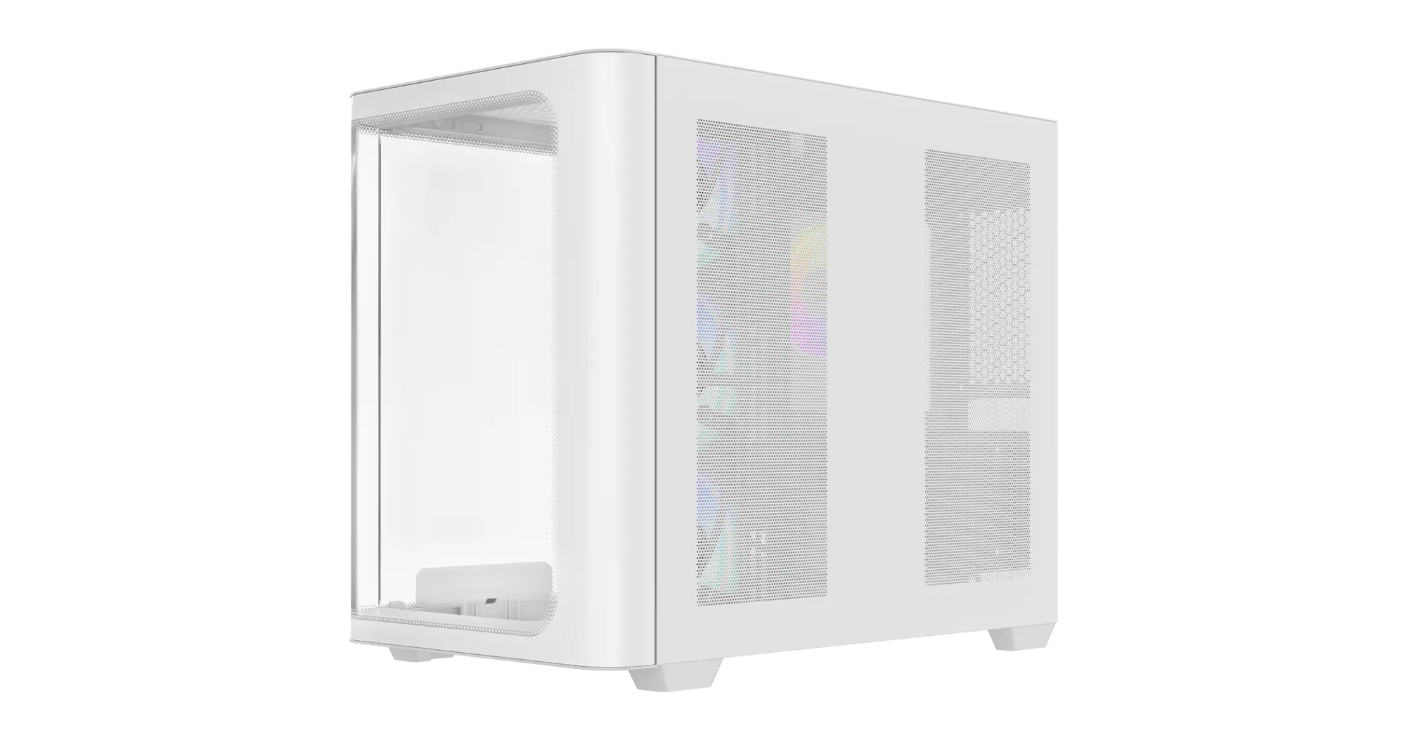 Корпус Ocypus Iota C70 WH Curve ARGB Digital ATX/mATX/mITX 2xUSB Type-C Белый Iota-C70-WHD400CD-GL — фото 3