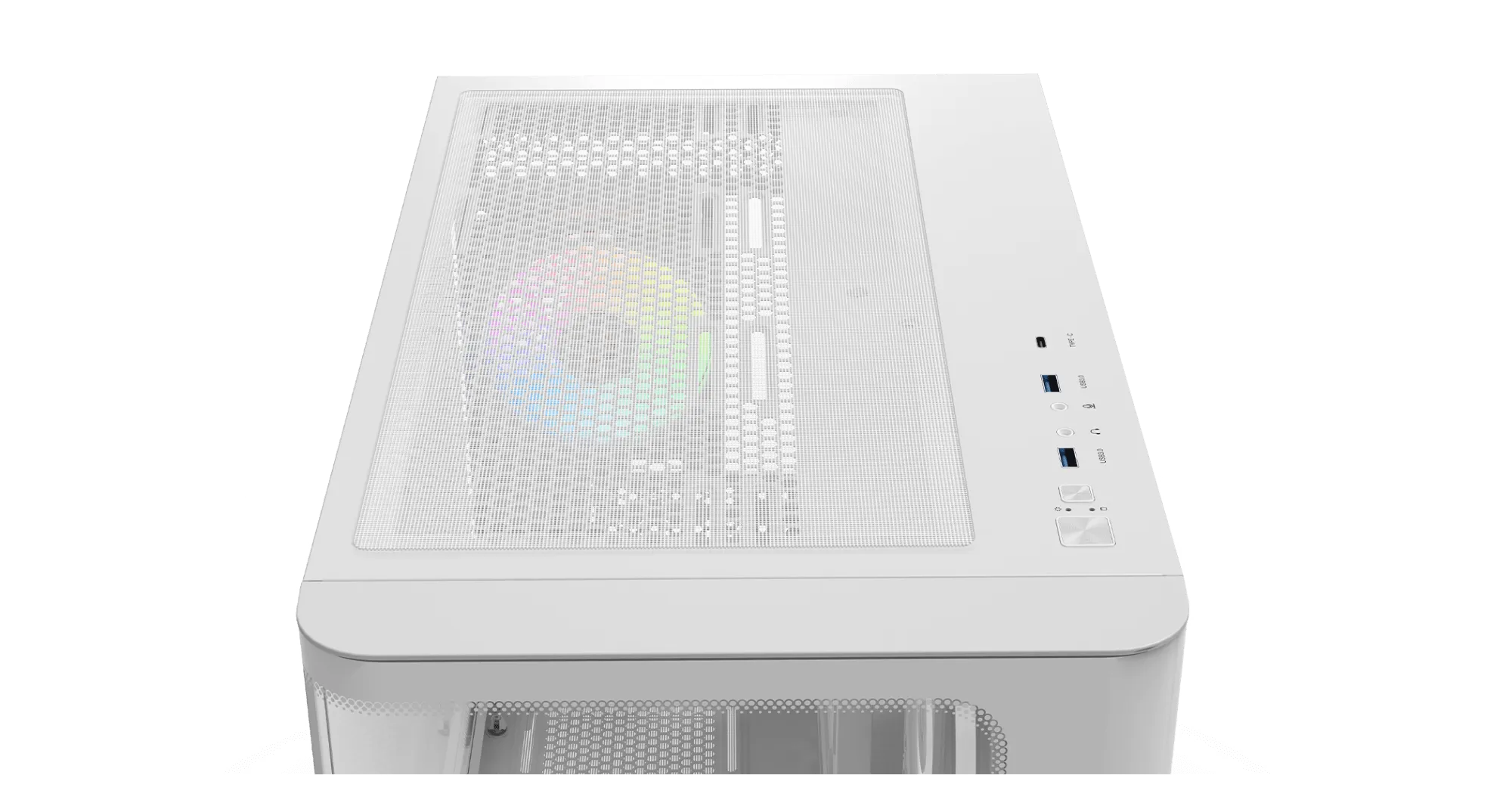 Корпус Ocypus Iota C70 WH Curve ARGB Digital ATX/mATX/mITX 2xUSB Type-C Белый Iota-C70-WHD400CD-GL — фото 8