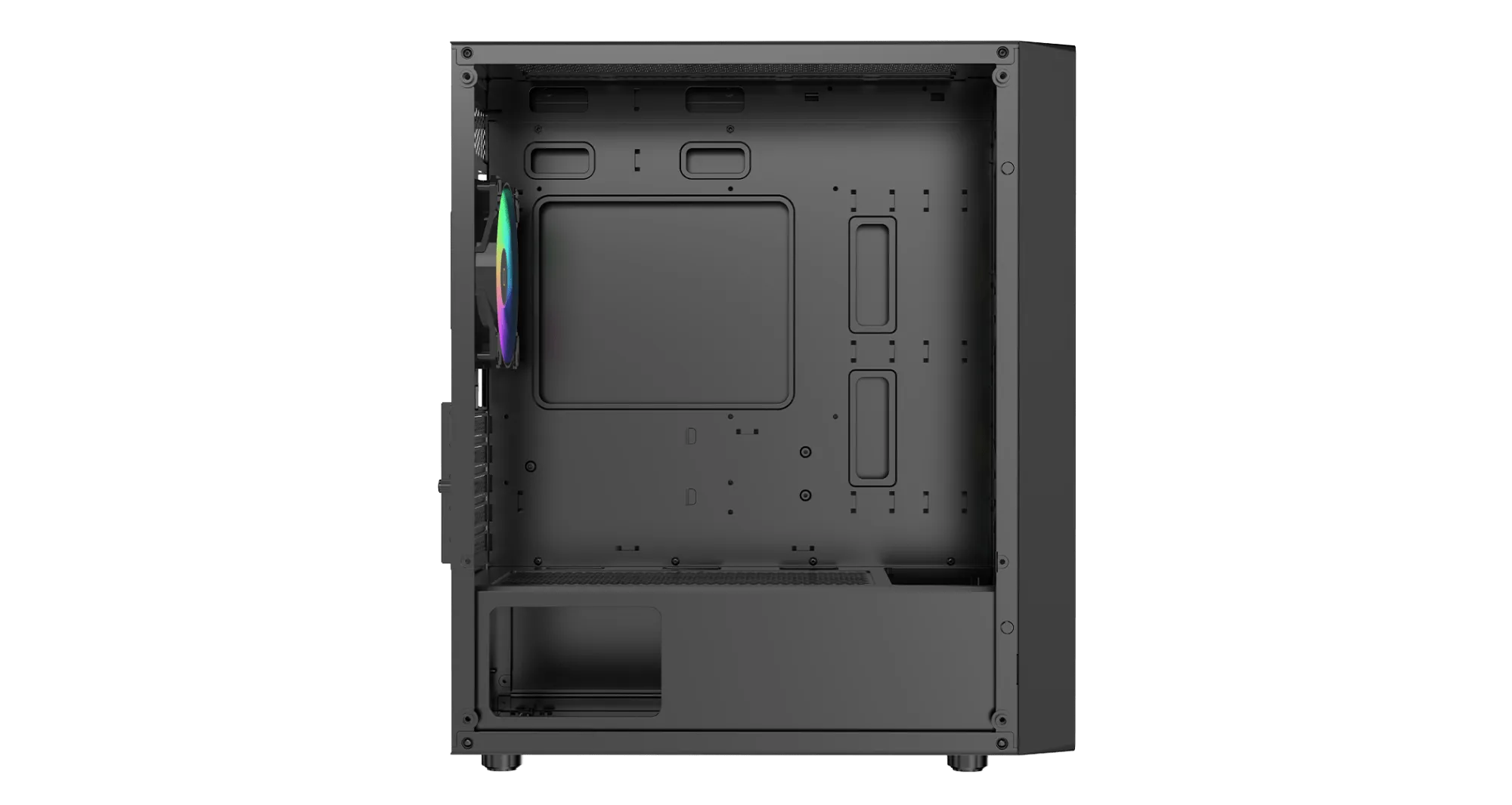 Корпус Ocypus Gamma C50 BK ARGB mATX/ITX 3xUSB Черный Gamma-C50-BKG400XX-GL — фото 5