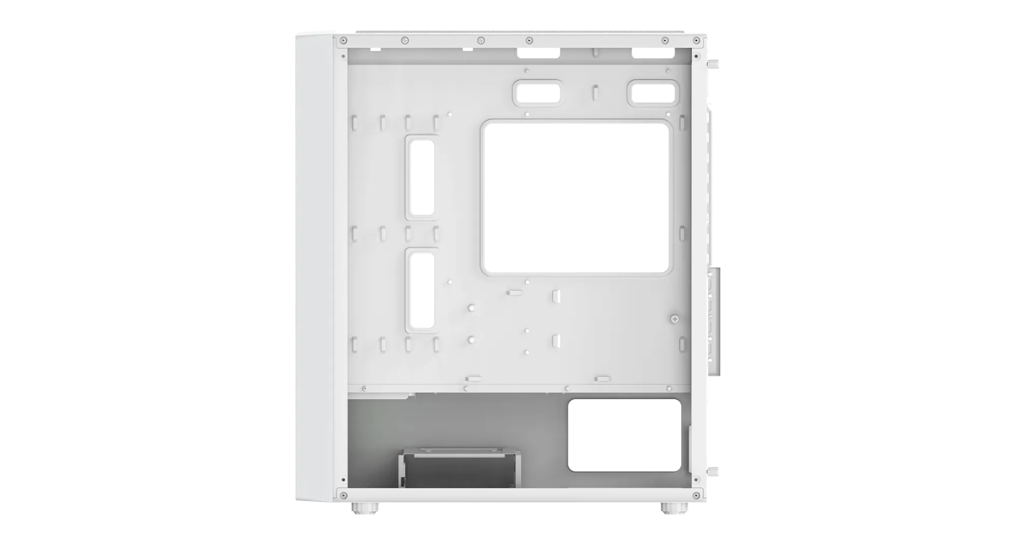 Корпус Ocypus Gamma C50 WH ARGB mATX/ITX 3xUSB Белый Gamma-C50-WHG400XX-GL — фото 6