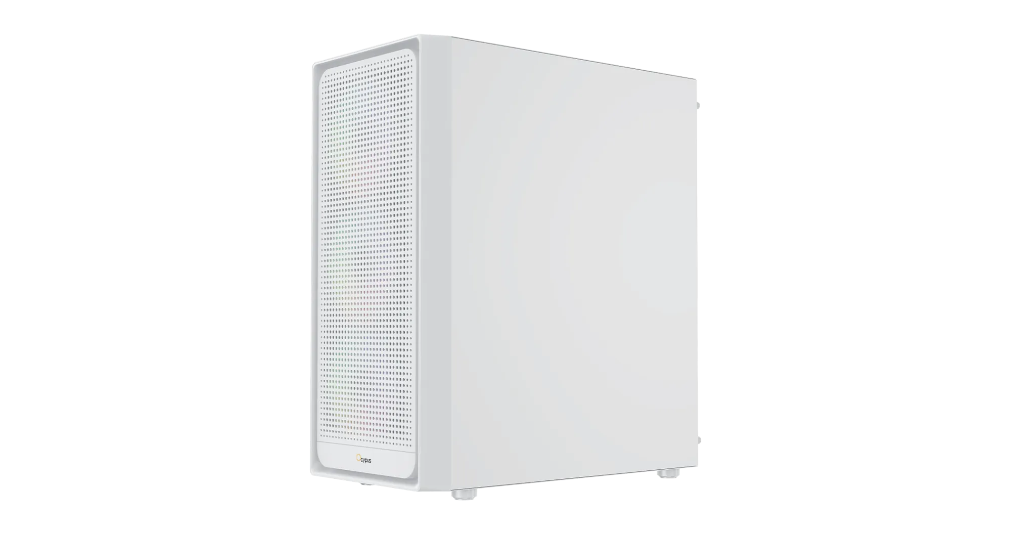 Корпус Ocypus Gamma C50 WH ARGB mATX/ITX 3xUSB Белый Gamma-C50-WHG400XX-GL — фото 3