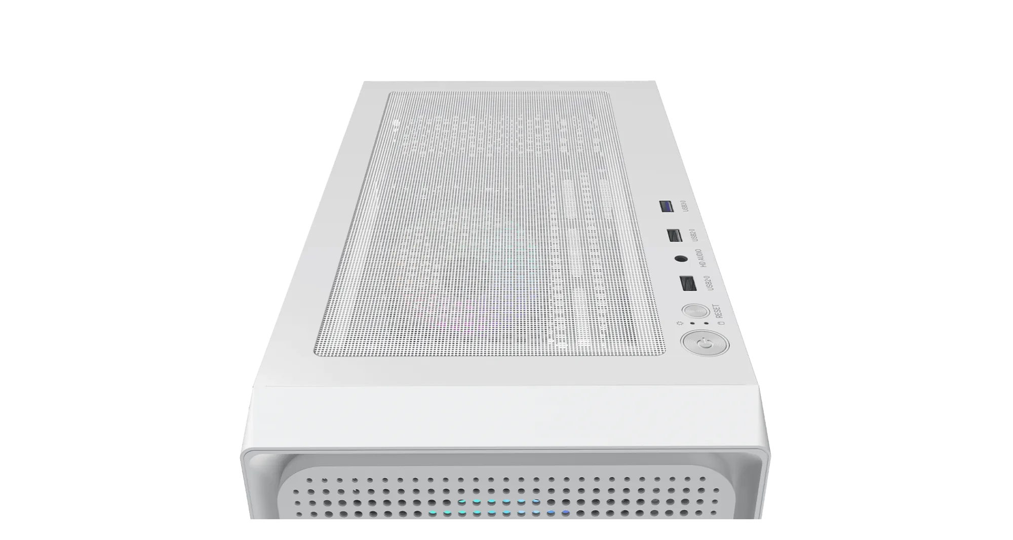 Корпус Ocypus Gamma C50 WH ARGB mATX/ITX 3xUSB Белый Gamma-C50-WHG400XX-GL — фото 7