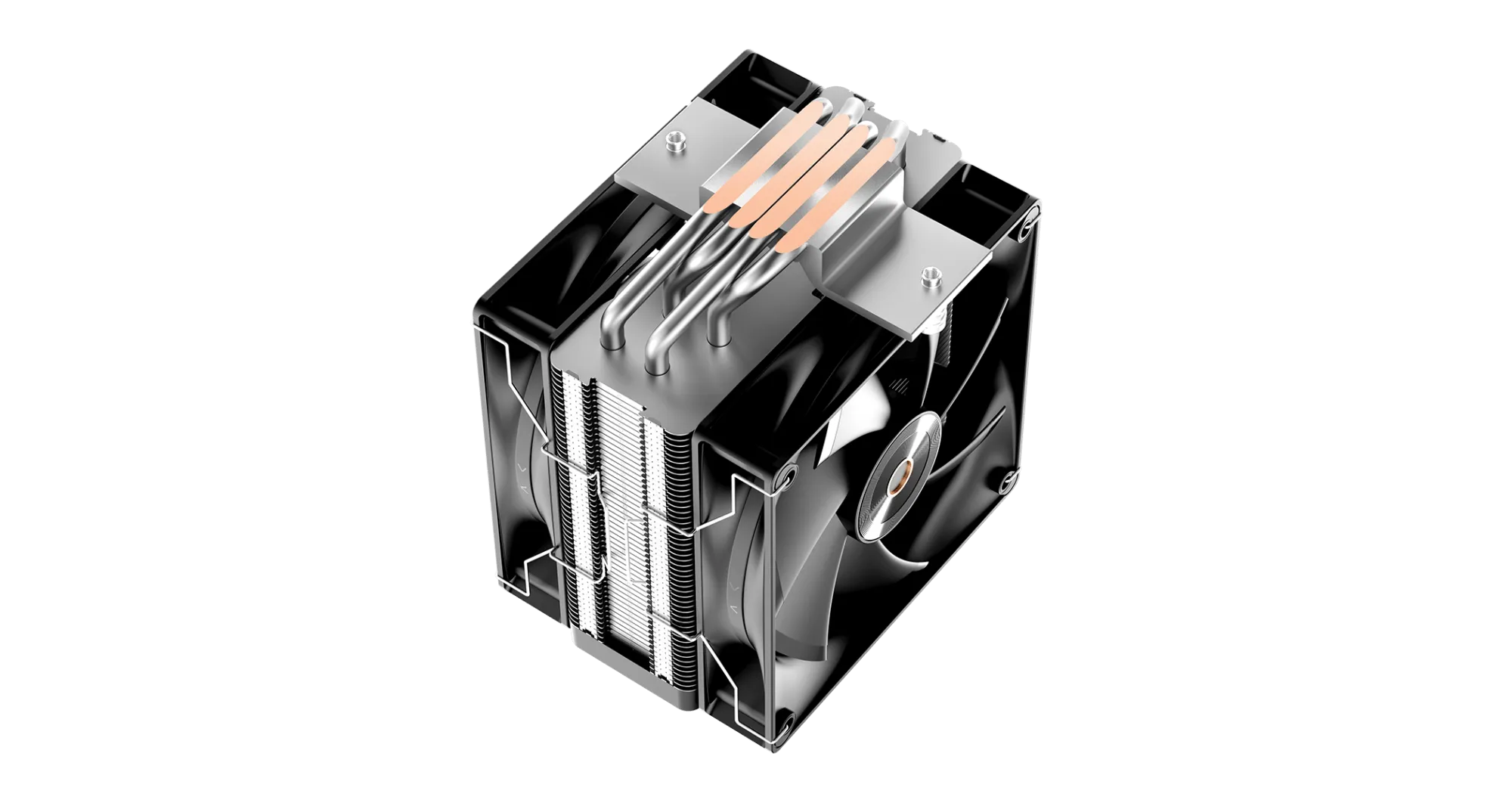 Вентилятор для процессора Ocypus Delta A40 Elite BK Dual Fan TDP 220W 4-pin Intel/AMD Черный — фото 4