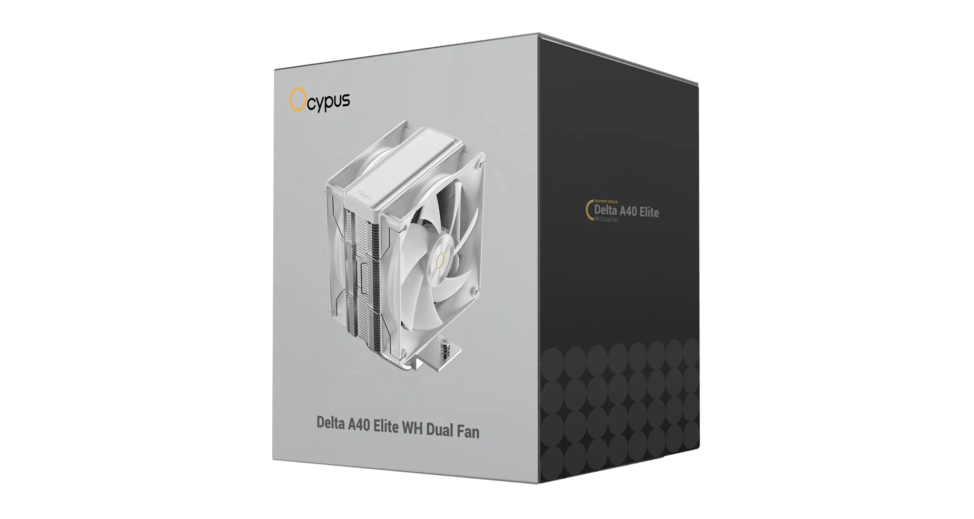 Вентилятор для процессора Ocypus Delta A40 Elite WH Dual Fan TDP 220W 4-pin Intel/AMD Белый — фото 7