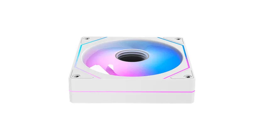 Вентилятор для корпуса Ocypus Gamma F12 WH ARGB REVERSE BLADE 1x(120x120x25mm) 800-1600RPM Белый — фото 3