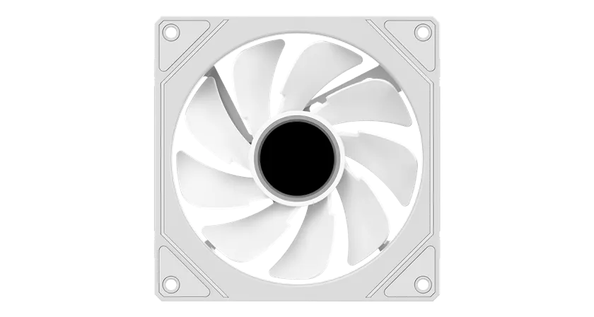 Вентилятор для корпуса Ocypus Gamma F12 WH ARGB REVERSE BLADE 1x(120x120x25mm) 800-1600RPM Белый — фото 4