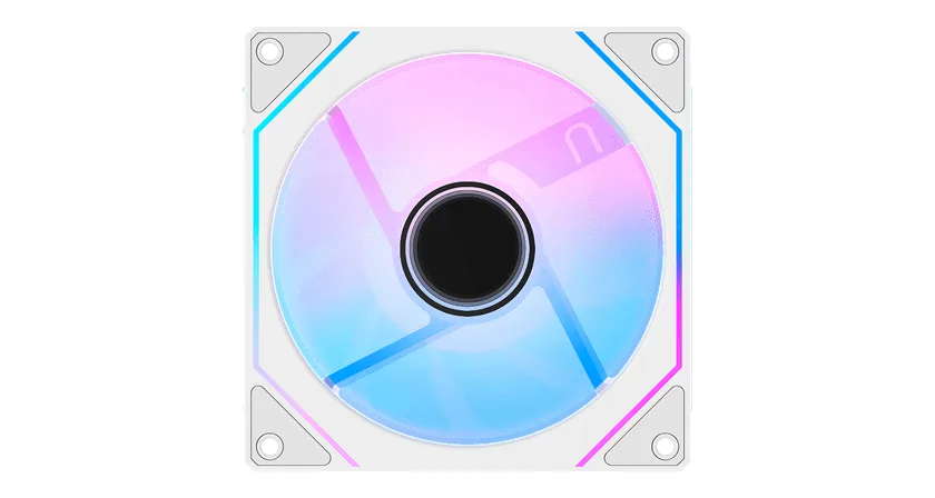 Вентилятор для корпуса Ocypus Gamma F12 WH ARGB REVERSE BLADE 1x(120x120x25mm) 800-1600RPM Белый — фото 2