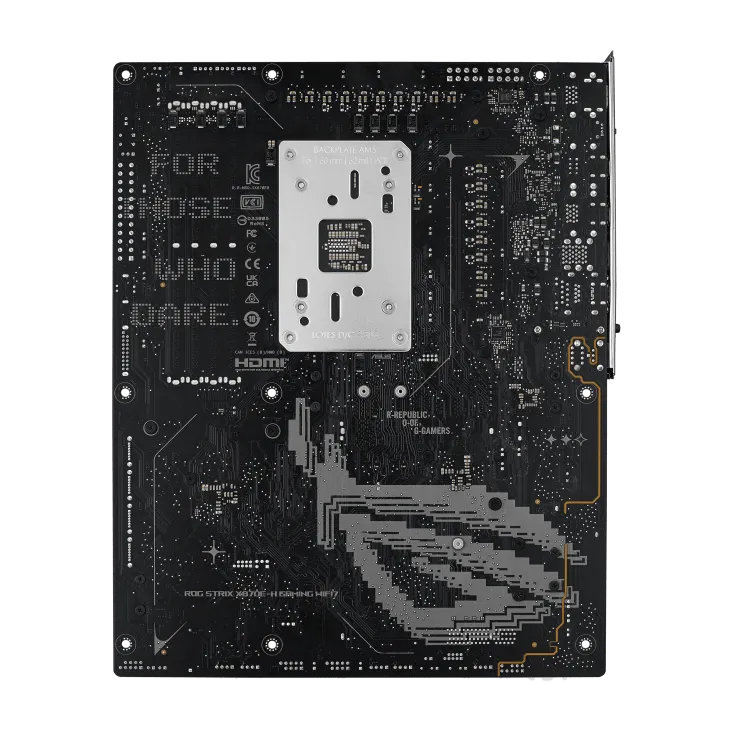Материнская плата ASUS ROG STRIX X870E-H GAMING WIFI7 AM5 4xDDR5 4xSATA 4xM.2 HDMI 3xType-C ATX — фото 4