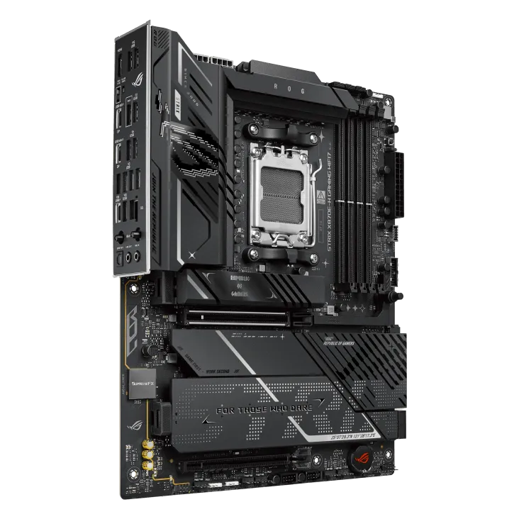 Материнская плата ASUS ROG STRIX X870E-H GAMING WIFI7 AM5 4xDDR5 4xSATA 4xM.2 HDMI 3xType-C ATX — фото 2