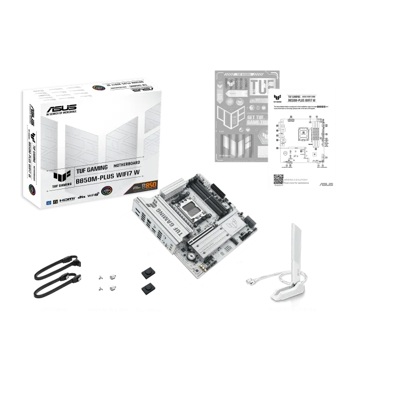 Материнская плата ASUS TUF GAMING B850M-PLUS WIFI7 W AM5 4xDDR5 4xSATA 3xM.2 HDMI DP Type-C mATX — фото 5