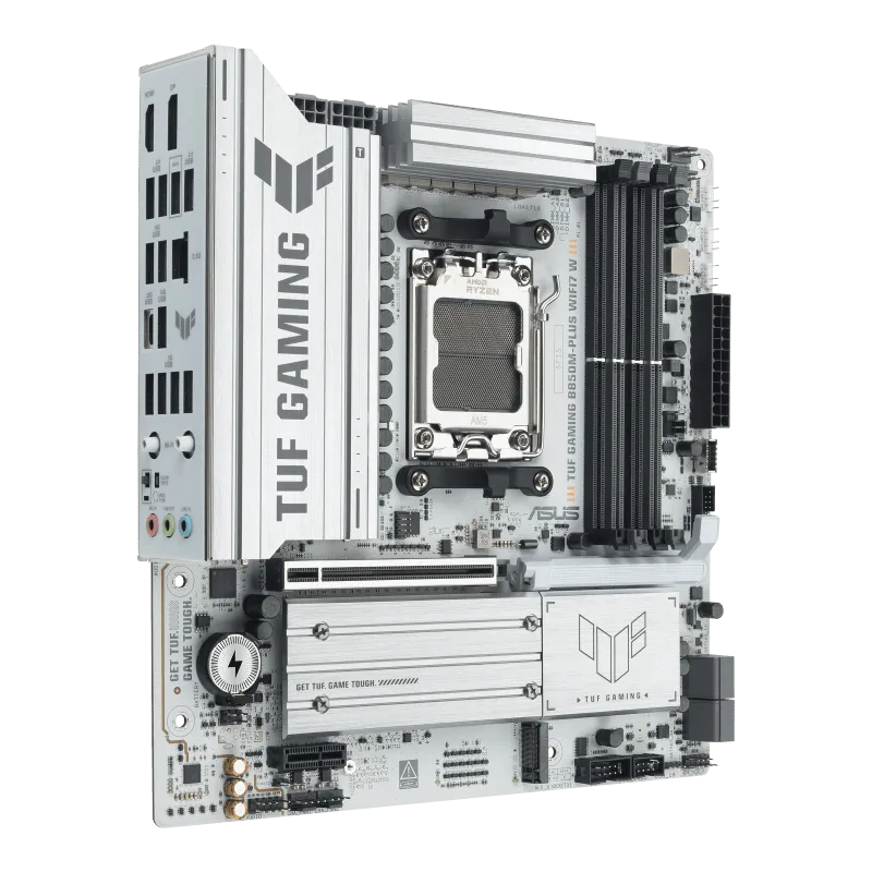 Материнская плата ASUS TUF GAMING B850M-PLUS WIFI7 W AM5 4xDDR5 4xSATA 3xM.2 HDMI DP Type-C mATX