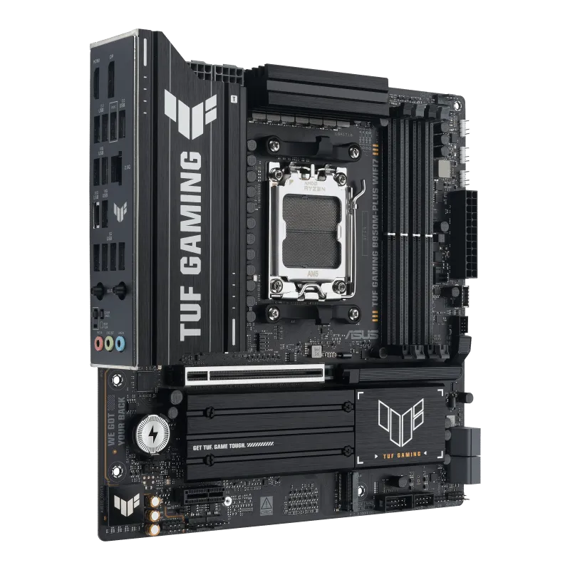 Материнская плата ASUS TUF GAMING B850M-PLUS WIFI7 AM5 4xDDR5 4xSATA 3xM.2 HDMI DP Type-C mATX